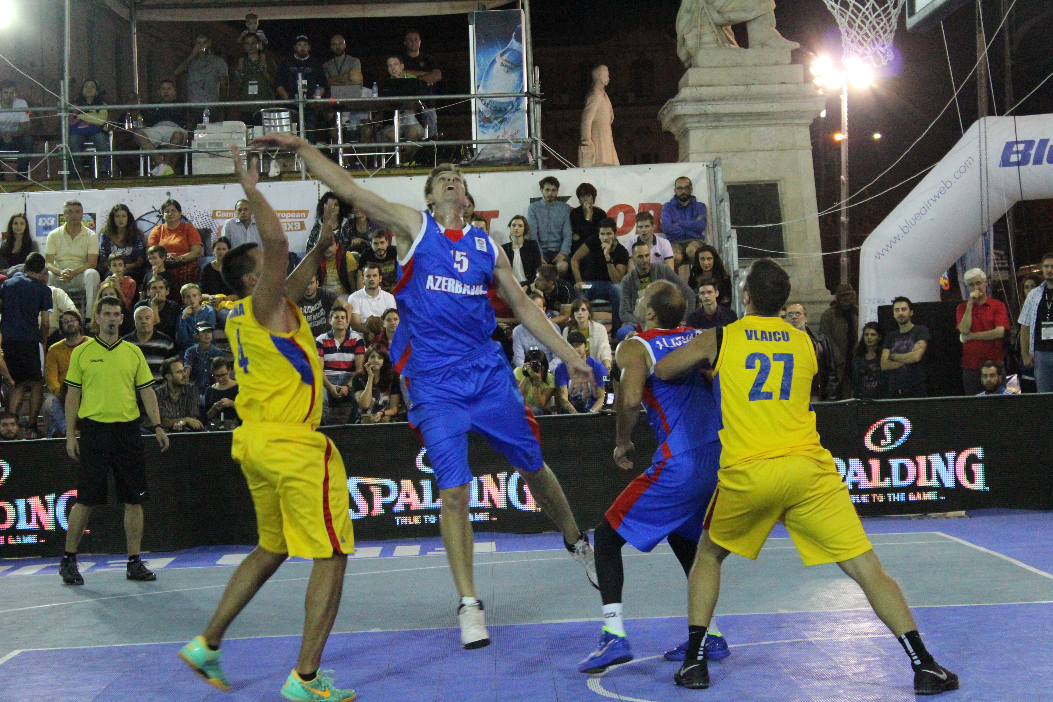 GALERIE FOTO / Echipele României au obţinut victorii pe linie în prima zi a Europeanului de baschet 3x3 