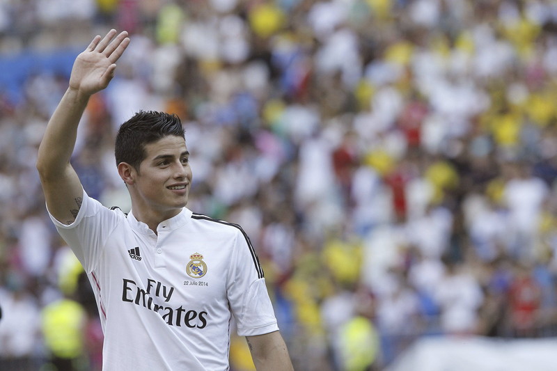 FOTO&VIDEO / James Rodriguez a fost prezentat de Real Madrid