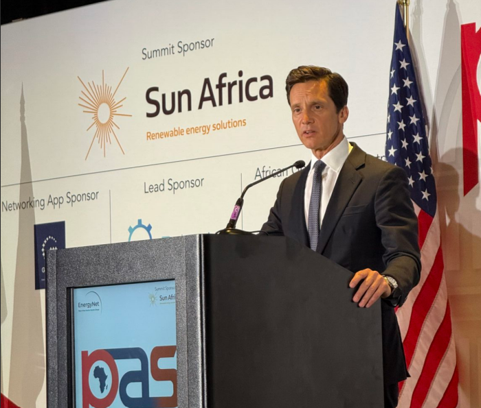 The strategy was outlined by Ambassador John Giordana who highlighted growing American interest in a sector still heavily influenced by Chinese capital.