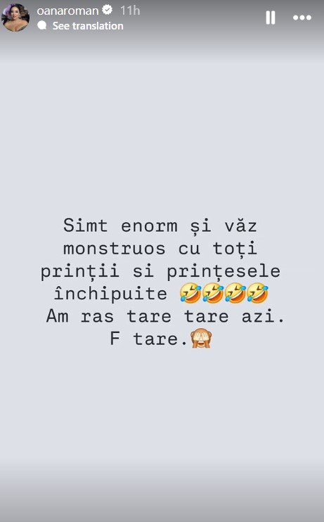 Oana Roman, reacție acidă după ce a văzut aparițiile invitaților la Balul Mascat Bridgerton: „Toți prinții și prințesele închipuite”