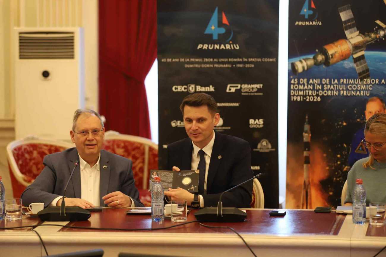 Dumitru Prunariu, singurul român care a zburat în Cosmos, aniversat în Senat după 45 de ani de la misiunea Soyuz 40