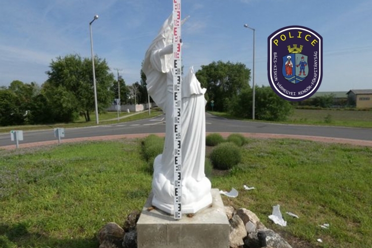 Képtelen volt leállni: két alkalommal is szétverte a dunavecsei Szűzanya-szobrot a fékevesztett férfi – mutatjuk, milyen büntetést kapott