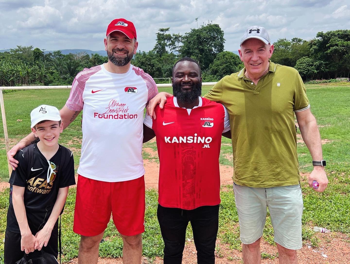 KofCity FC host reps from Dutch giants AZ Alkmaar during Ghana visit