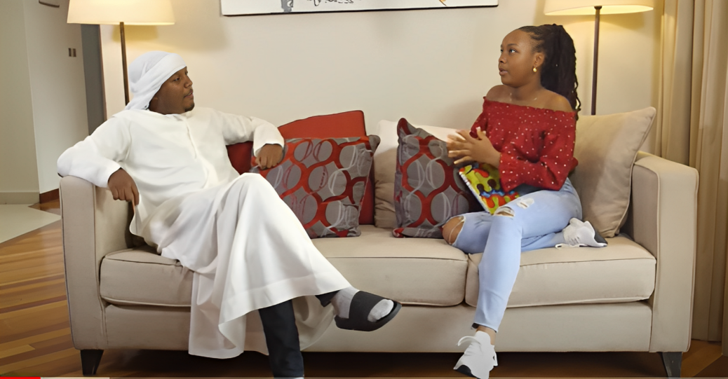 Abel Mutua & his daughter Mumbu's