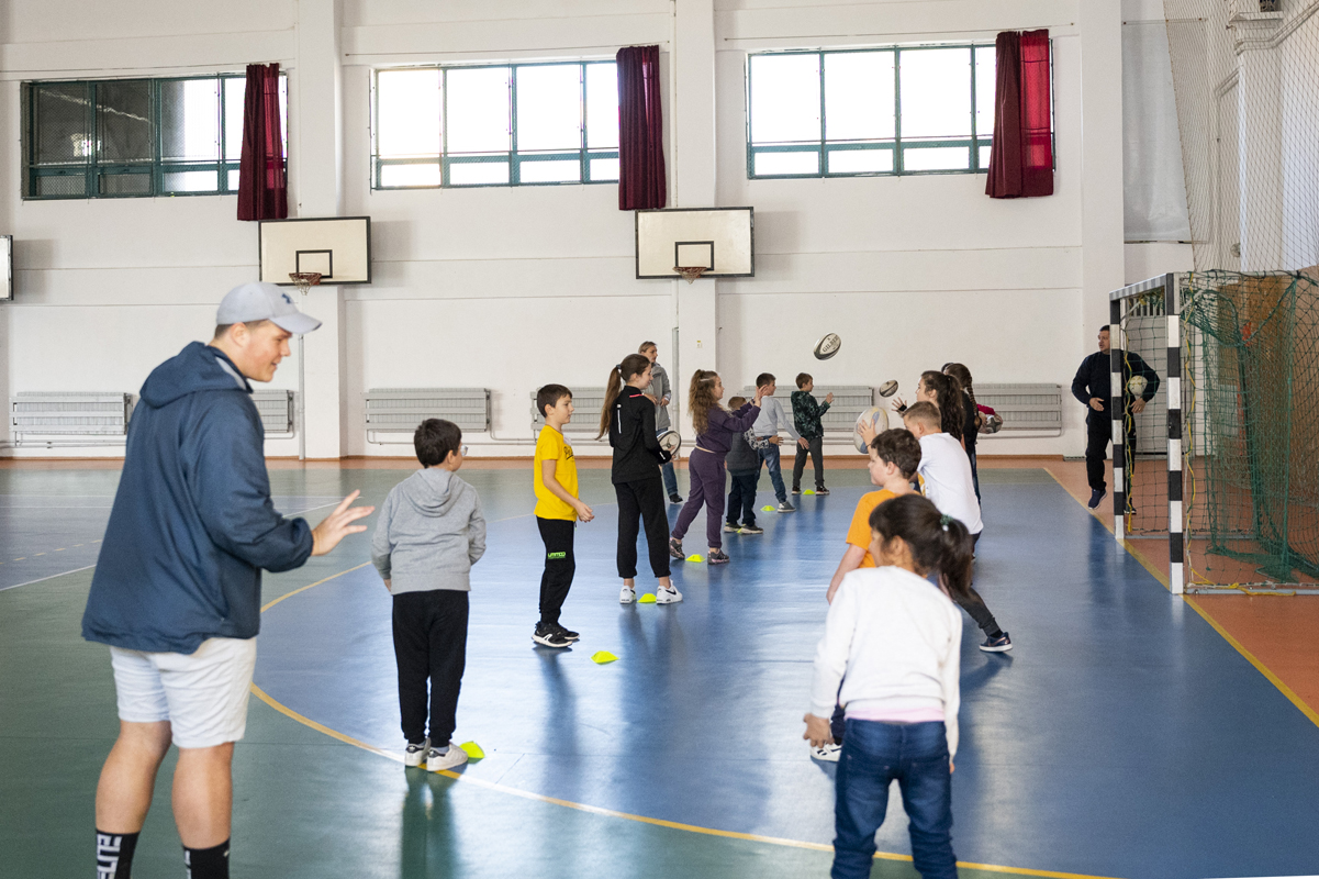 Copii din Ucraina și România au făcut sport împreună, la Gura Humorului. „Vă mulțumim că ați petrecut timp împreună cu noi”