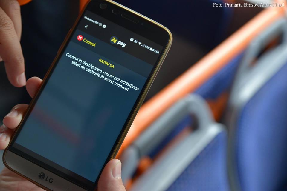 Biletele de autobuz în Brașov pot fi plătite și cu telefonul mobil