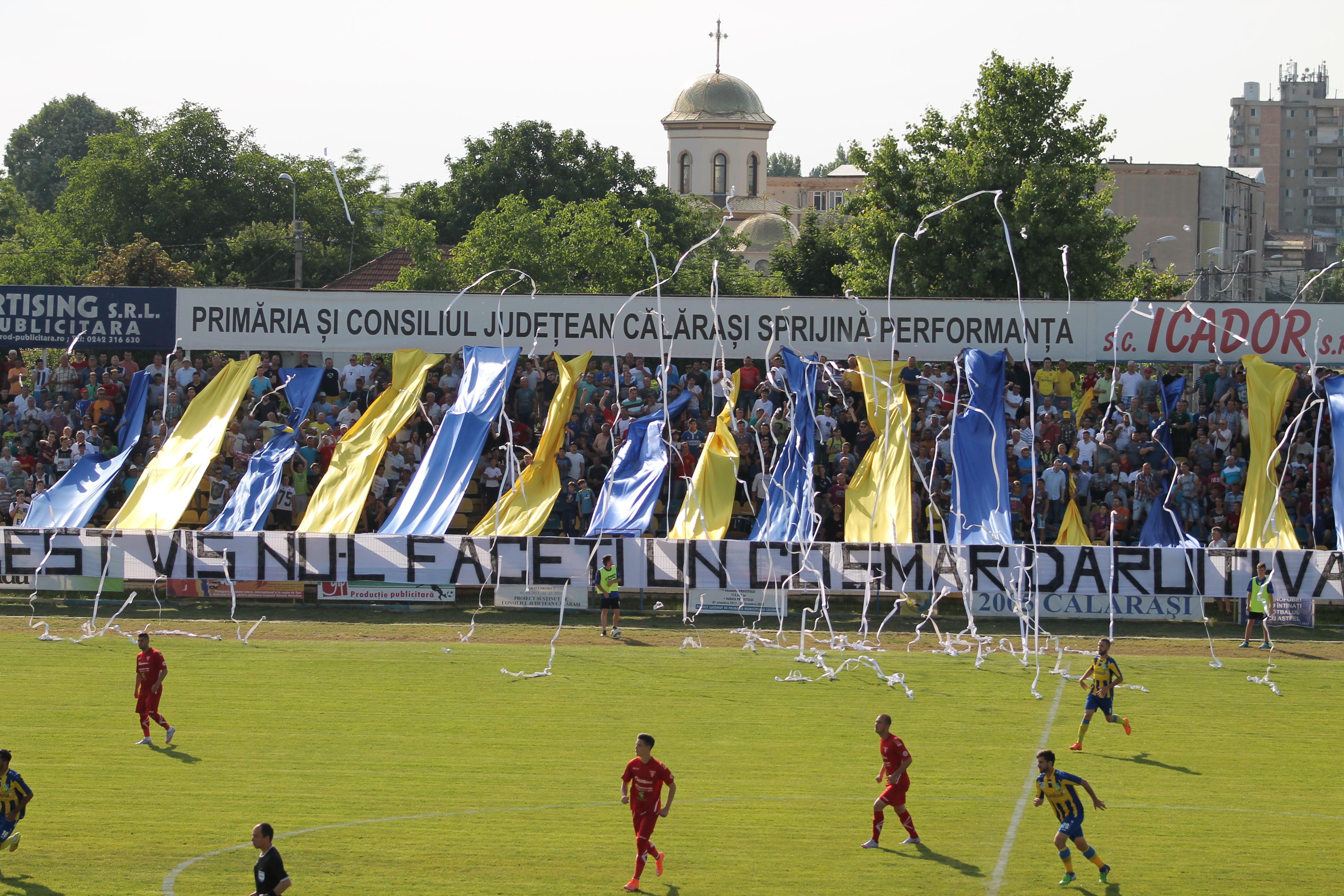Liga a 2-a, baraj de promovare: Dunărea Călărași - UTA Arad 3–1. Dunărea a învins UTA, într-un derby istoric! GALERIE FOTO