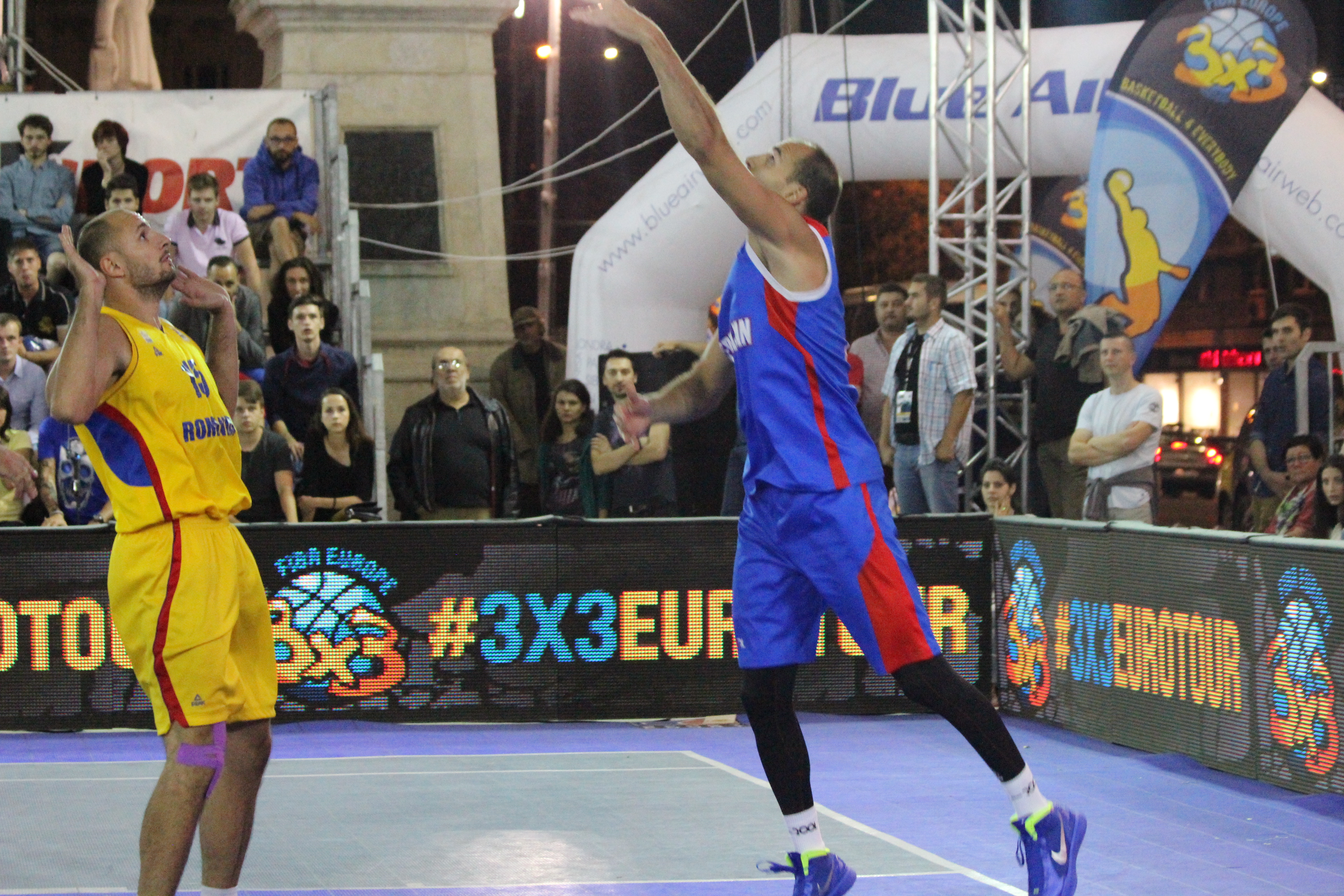 GALERIE FOTO / Echipele României au obţinut victorii pe linie în prima zi a Europeanului de baschet 3x3 