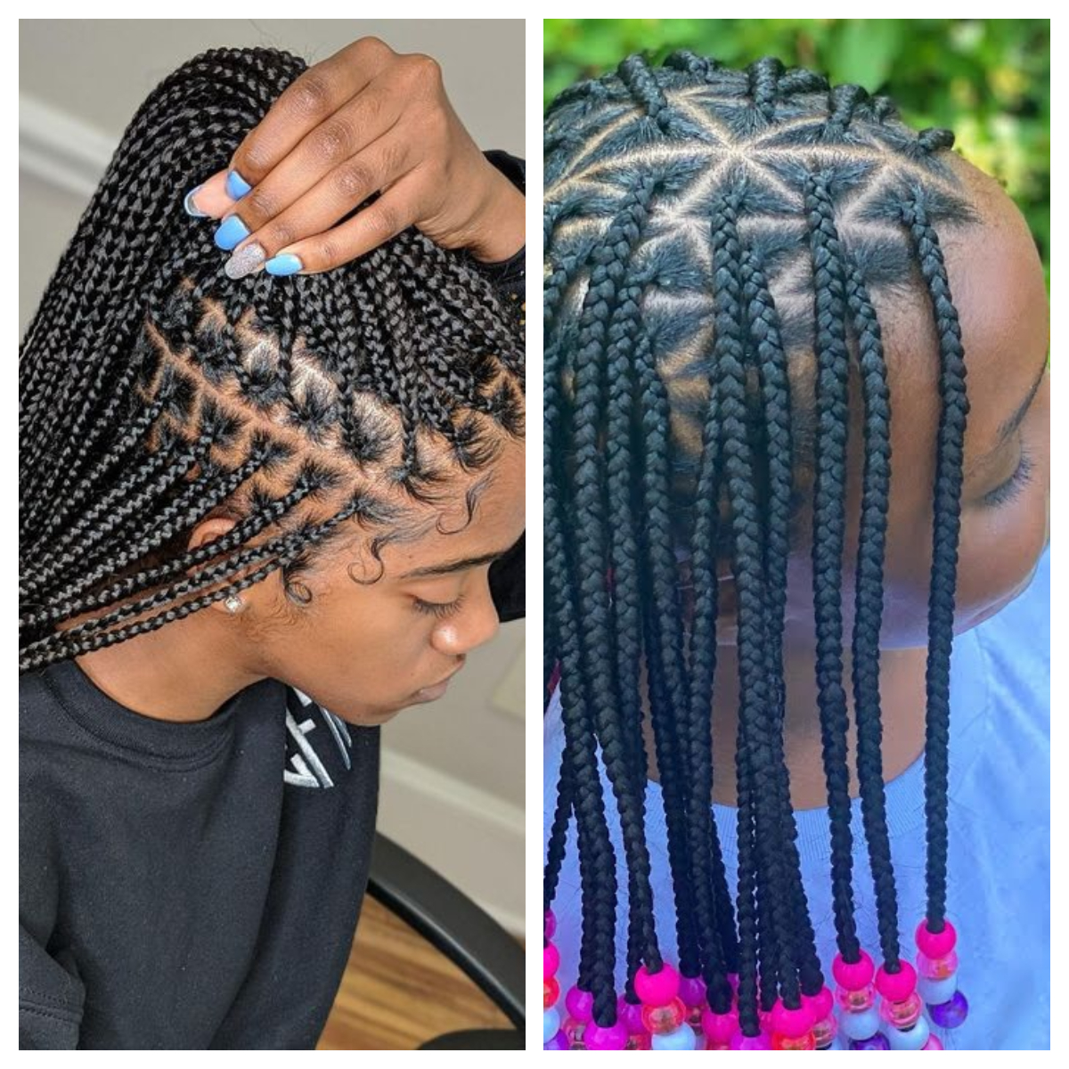 Knotless braids for women and girls [youtube/pinterest]