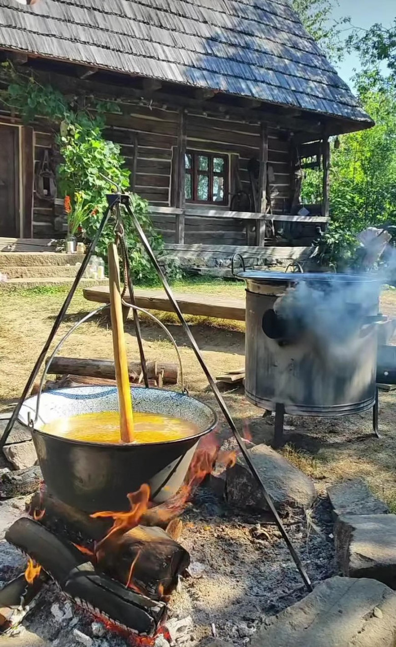 Imagini cu locul de poveste ales de Laura Cosoi pentru botezul fetiței sale. Întreaga familie a ajuns în Maramureș