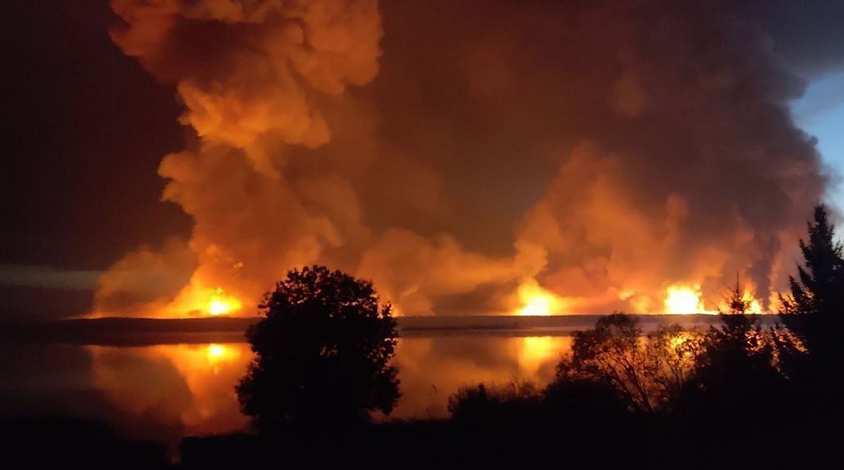 Cum arată acum depozitul rusesc de rachete care a mișcat seismografele când a explodat. Imagini din satelit