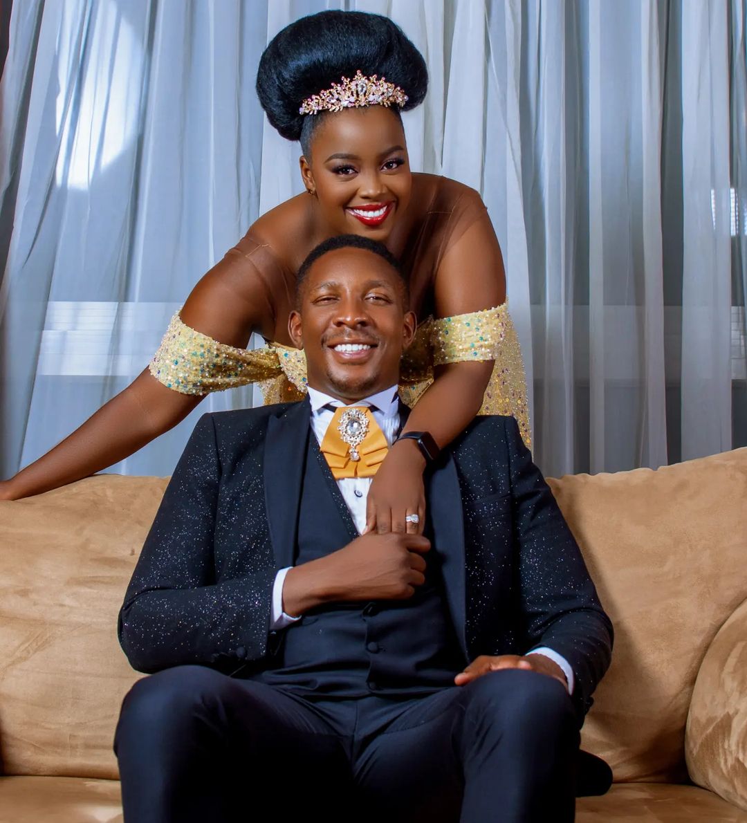 Jackie Matubia and Blessing Lung'aho