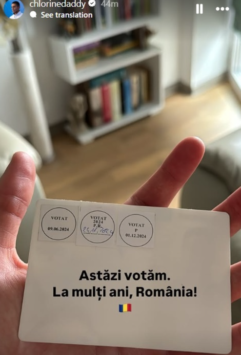 David Popovici, mesaj în ziua alegerilor parlamentare: „Astăzi votăm. La mulţi ani, România!”
