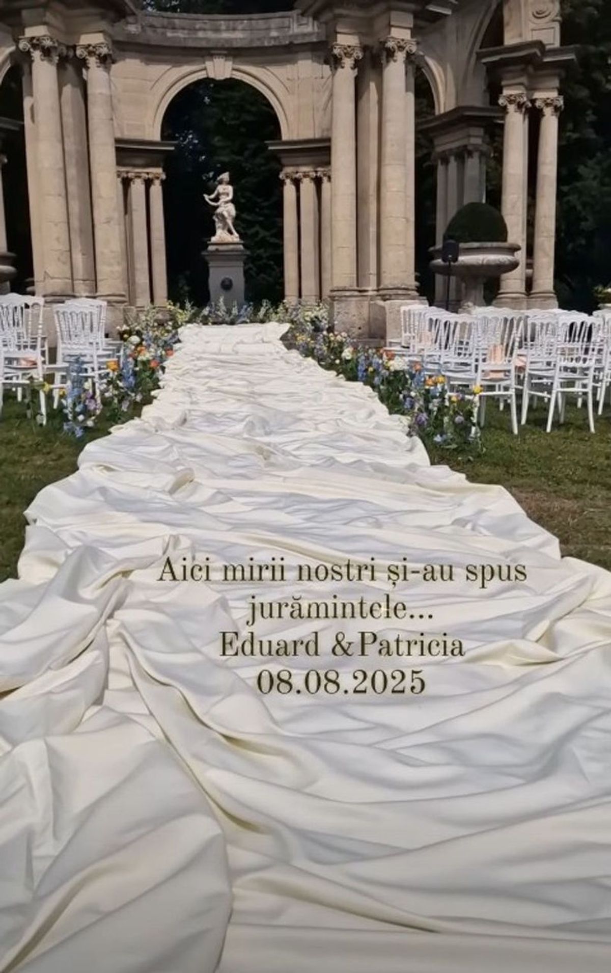 Nunta unor moldoveni a uimit Europa: socrul mic și mireasa au venit cu elicopterul la palatul din Franța, orchestră venită din Germania și mâncare adusă de la Paris
