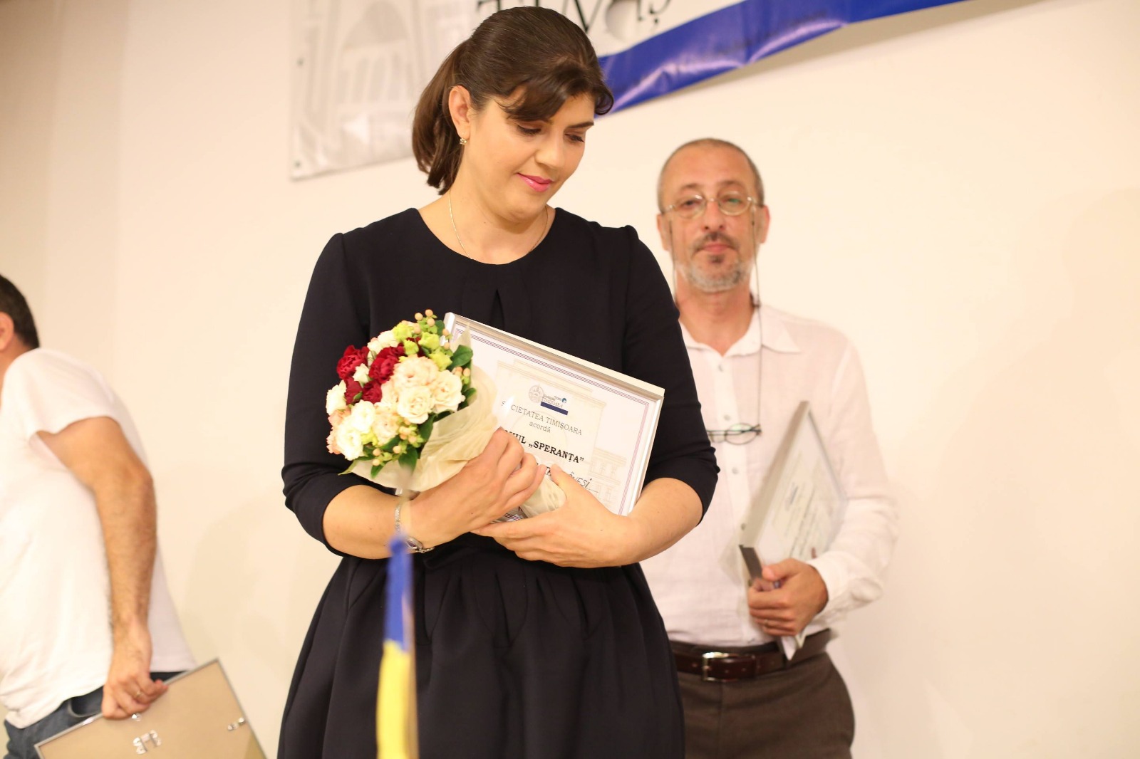 Laura Codruța Kovesi a primit Premiul Speranța pentru DNA, de la Societatea Timișoara: "Sper, împreună cu colegii mei, ca procurorii să rămână independenți"/FOTO