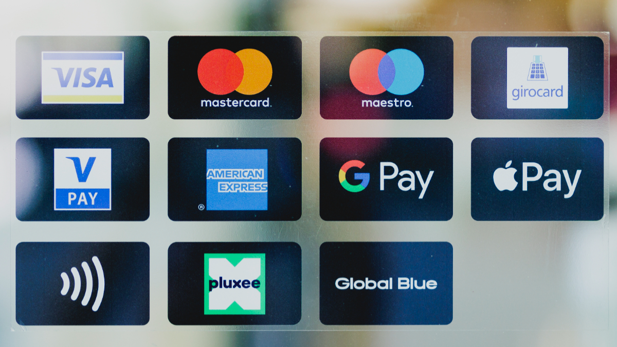Different logos of cashless pay services are pictured on August 19, 2025 in Berlin, Germany. [Photo by Florian Gaertner/Photothek via Getty Images]