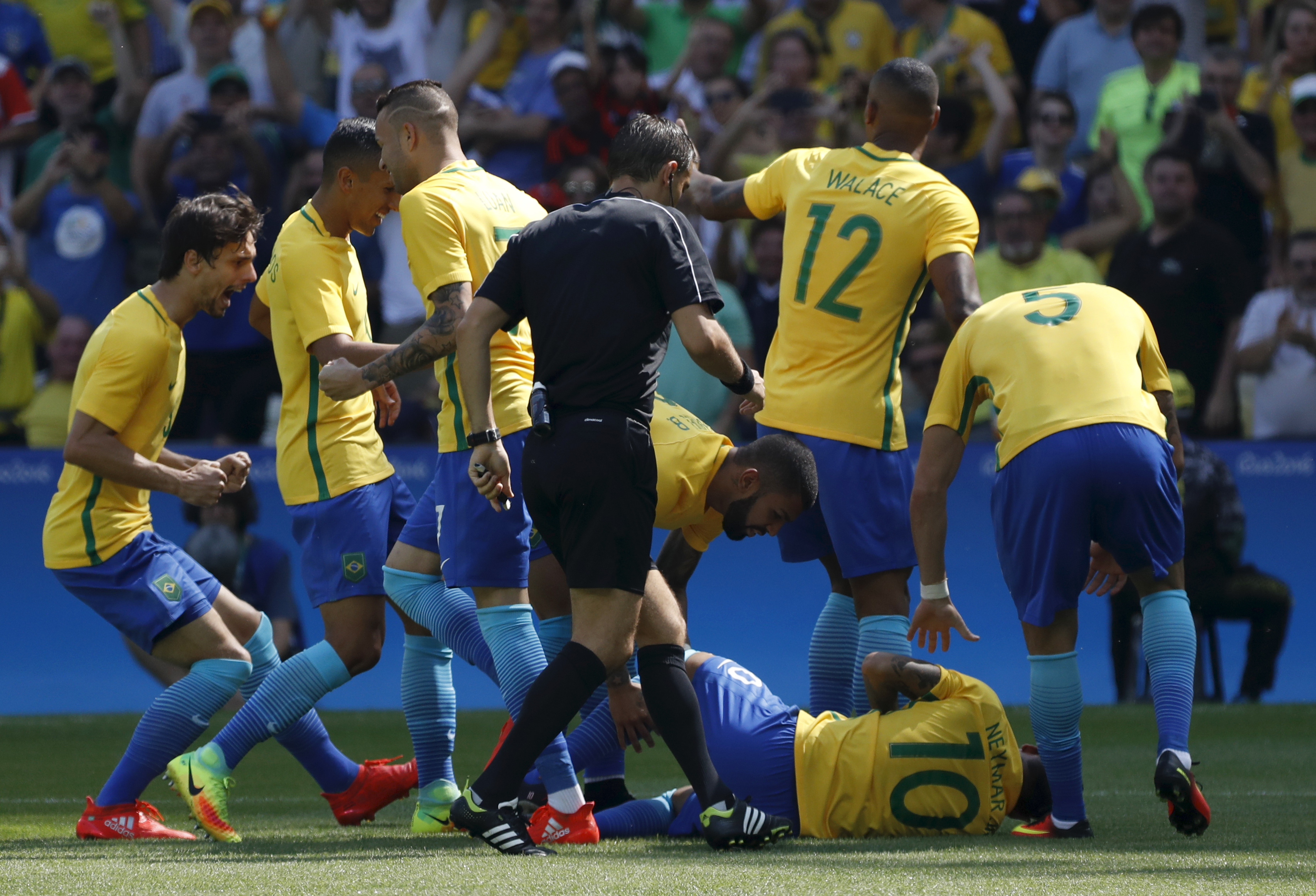 Jocurile Olimpice. Neymar a marcat cel mai rapid gol din istoria JO. Finala Brazilia - Germania GALERIE FOTO și VIDEO