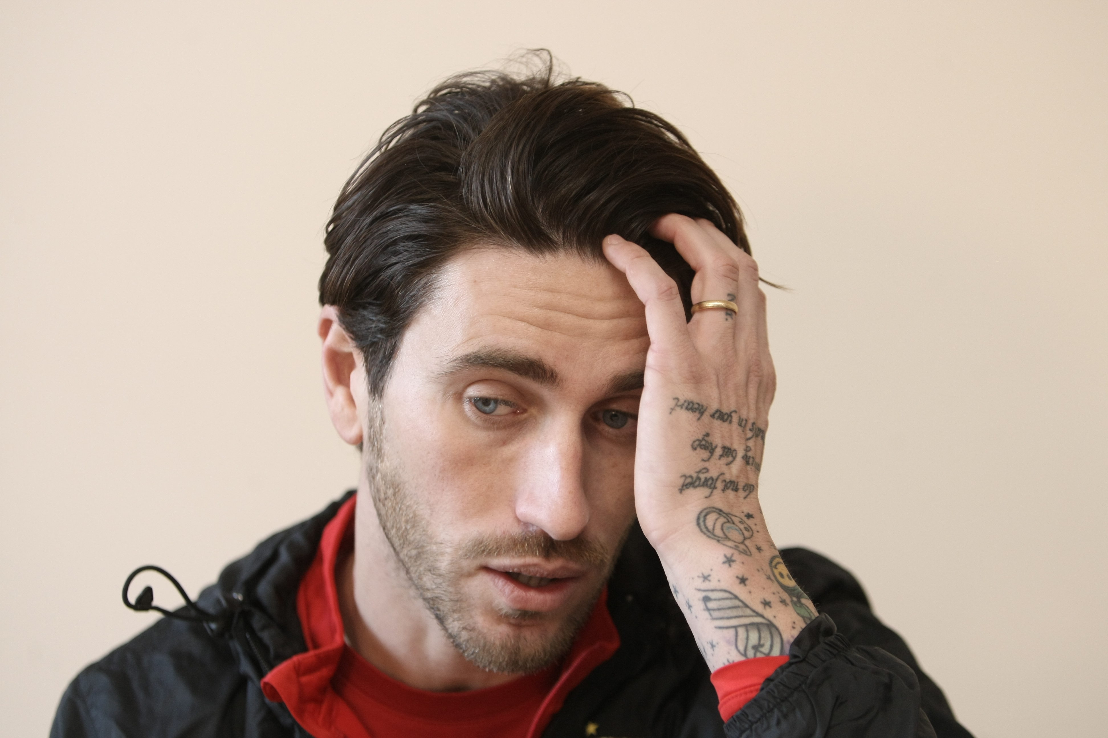 Luca Ceccarelli, singurul fotbalist italian din istoria clubului Dinamo. E tatuat peste tot, urăște cafeaua din România, dar îi place viața din Liga 1 / GALERIE FOTO & VIDEO