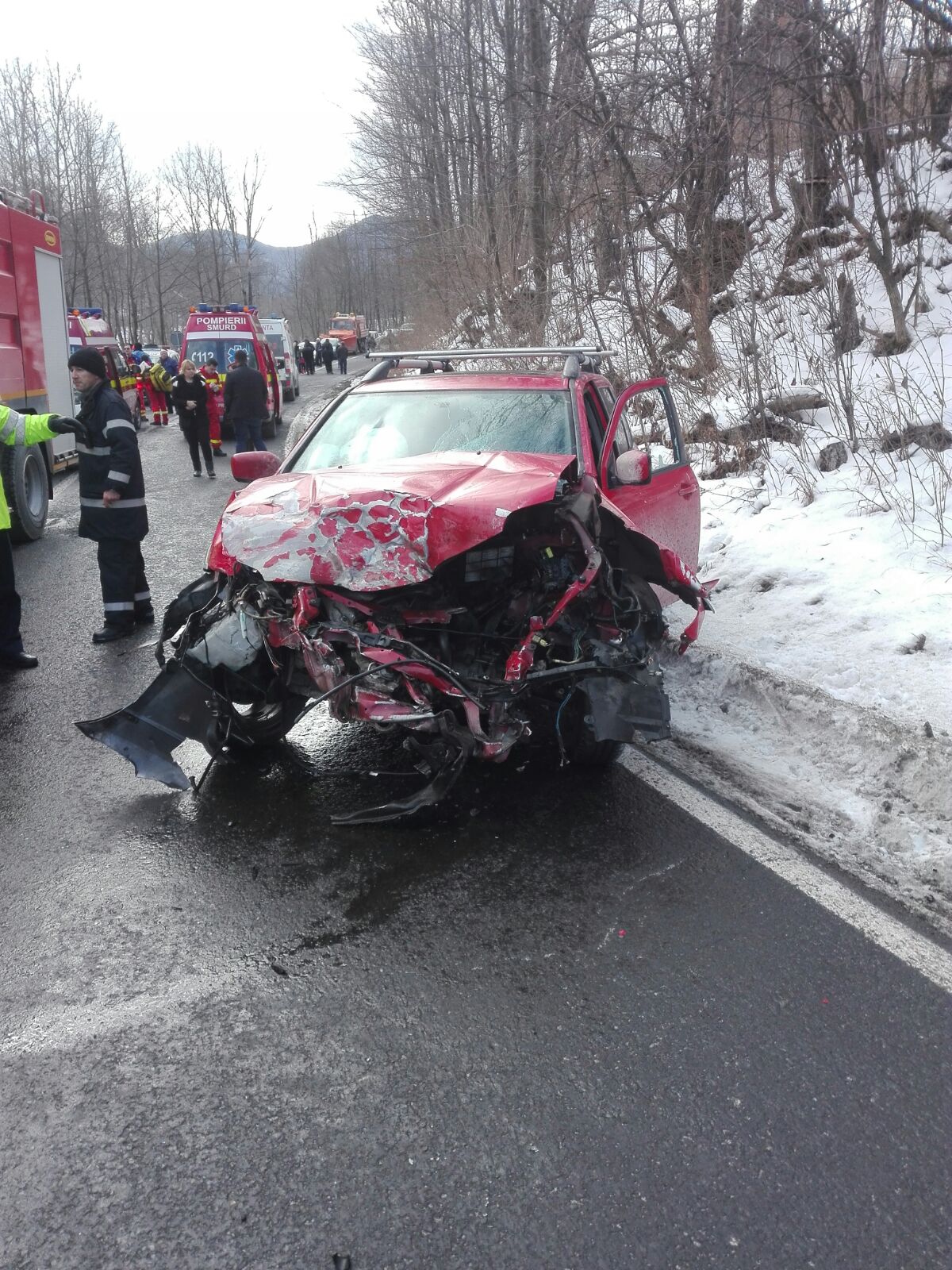 Grav accident pe DN1. Două persoane au decedat FOTO