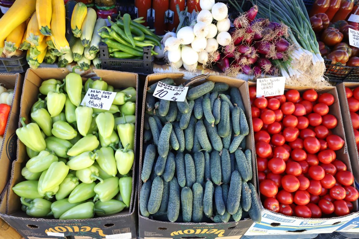 Castraveții românești sunt mai ieftini la supermarket decât la piață. Legumicultorii lasă marfa pe câmp, neculeasă, din cauza prețurilor prea mici