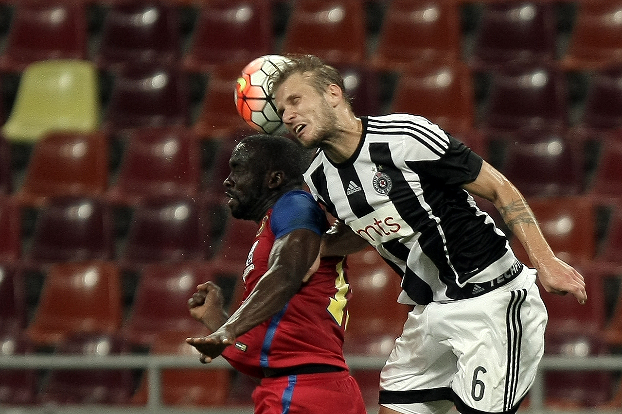 Steaua - Partizan 1-1 (Liga Campionilor, turul III preliminar, prima manșă). Gigi s-a rugat, Varela a egalat, iar calificarea în play-off se decide în infernul de la Belgrad / LIVE BLOG & VIDEO