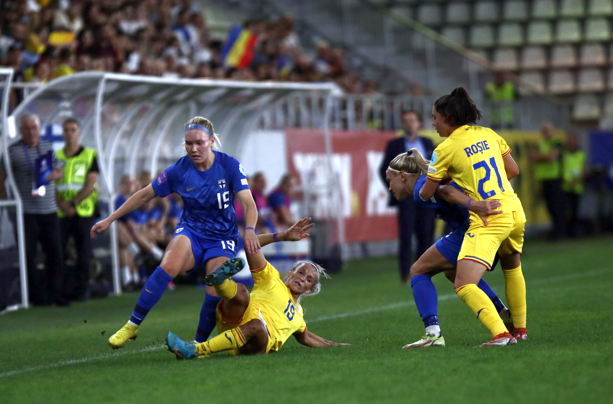 Naționala feminină a României a pierdut la limită în fața Finlandei. Singurul gol, marcat din penalty