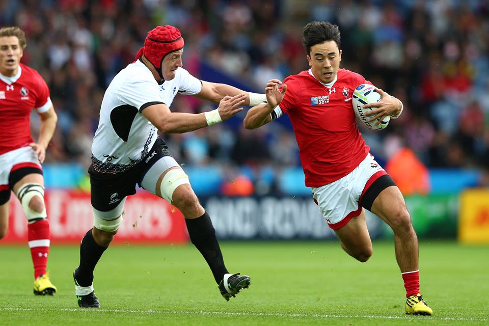 Cupa Mondială de Rugby, ROMÂNIA - CANADA 17-15! Viiictooorieeee! Grămada cere vârf! Nord-americanii au condus cu 15-0, după 45 de minute! Macovei, cu două eseuri pe înaintare, și "americanul" Vlaicu - două transformări, plus o lovitură de pedeapsă decisivă - au întors miraculos rezultatul. Pe o ploaie sâcâitoare, ”stejarii” au strivit ”arțarii. Cea mai tare revenire din istorie! / GALERIE FOTO & VIDEO