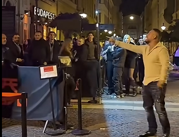 Kést akart Radics Attila, miután heves szóváltásba került a biztonsági őrökkel egy budapesti szórakozóhely előtt – videó