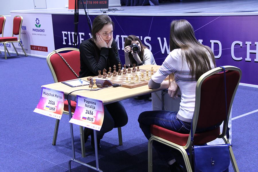 Maria Muziciuk - Natalia Pogonina 1,5 -0,5, în finala Campionatului Mondial de la Soci