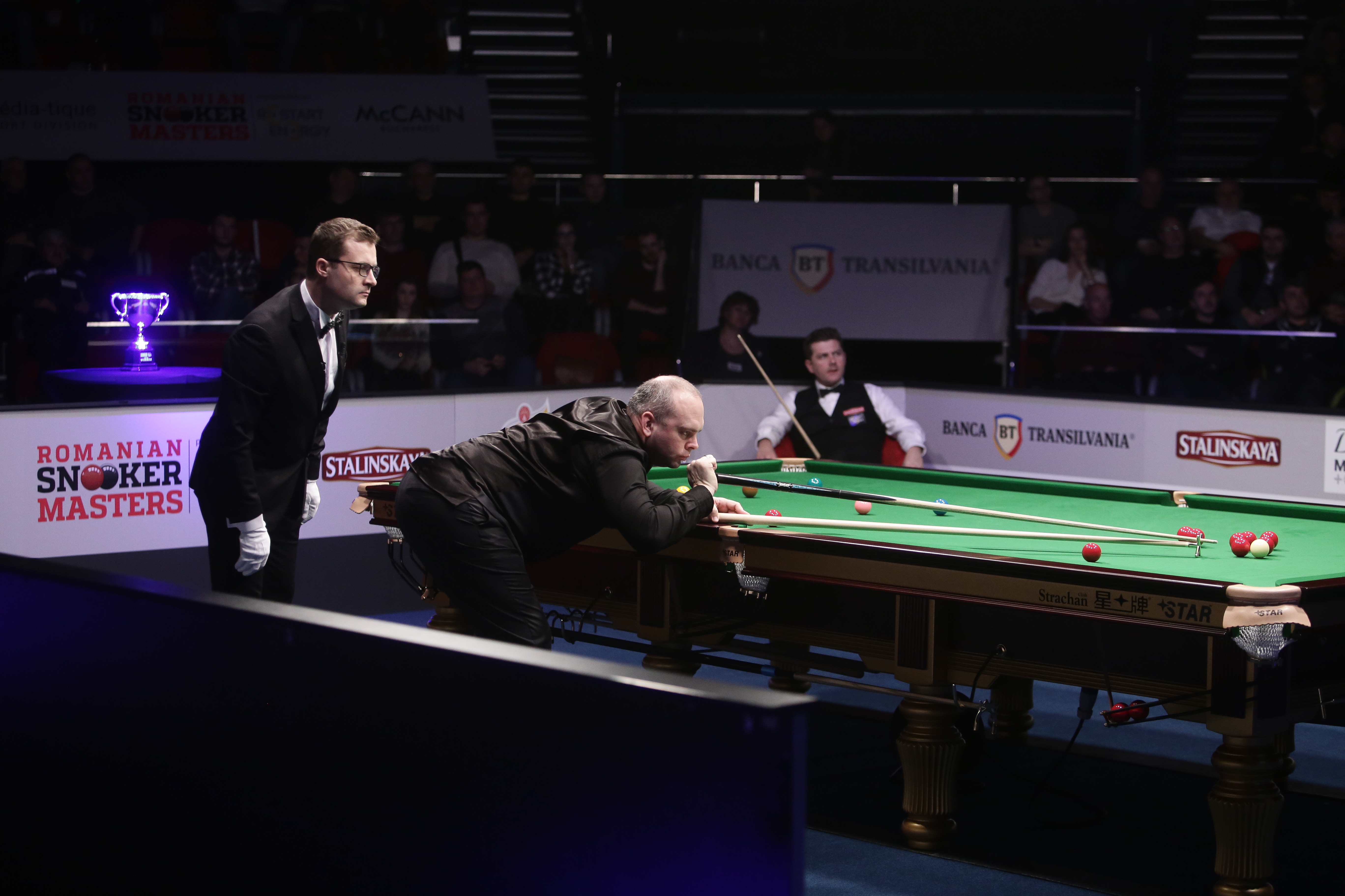 Cele mai bune imagini de la victoria lui Ryan Day în finala cu Stuart Bingham, de la Romania Snooker Masters 2018 / FOTO