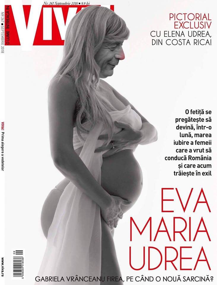 FOTO/ Coperta cu Elena Udrea din revista VIVA! a devenit virală pe Facebook. Au apărut primele glume