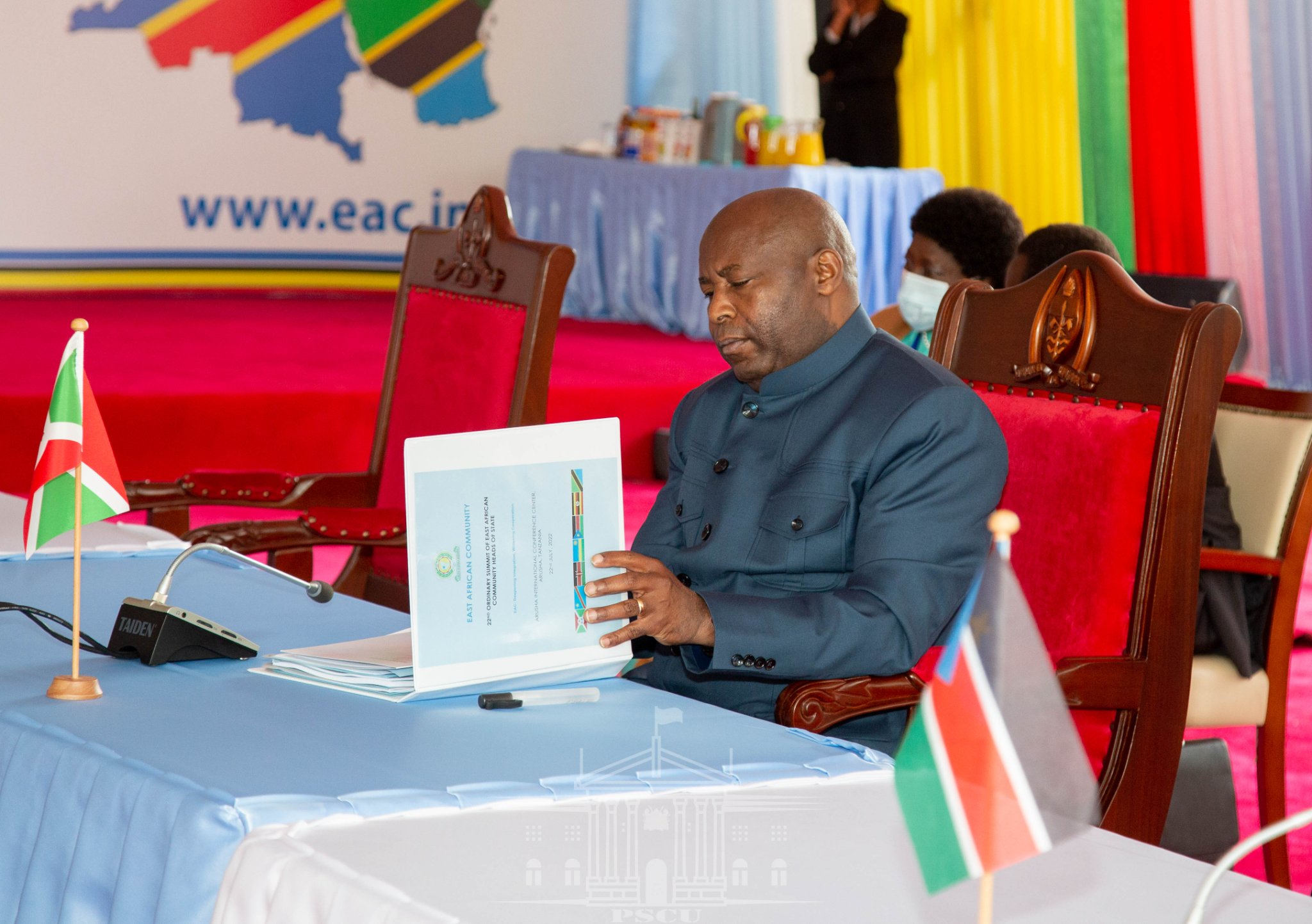 Burundi’s President Évariste Ndayishimiye says electricity is key to the country’s Vision 2040–2060 ambitions, with the partnership expected to boost industry, investment and job creation. Photo: East African Community Secretariat