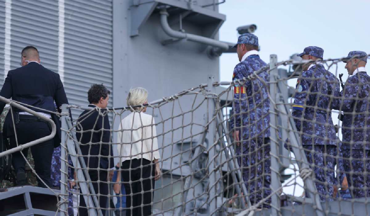 Nicușor Dan, conferință de presă cu Ursula von der Leyen pe țărmul Mării Negre. „Vizita reflectă importanța geostrategică a Portului Constanța” / „Dragă Nicușor...”  I VIDEO