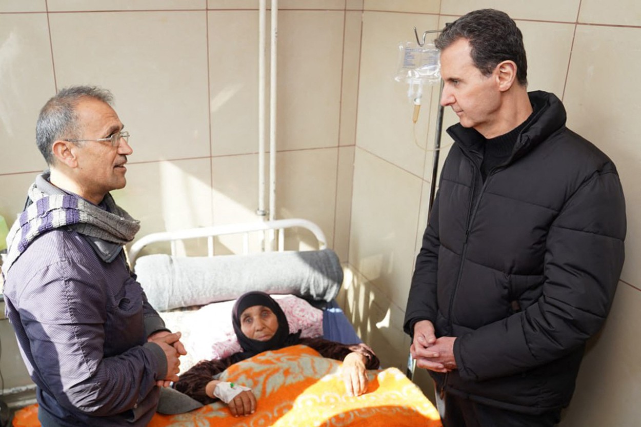 Dictatorul sirian Bashar al-Assad a acuzat „politizarea” ajutorului oferit după cutremur, în prima sa vizită în zonele afectate