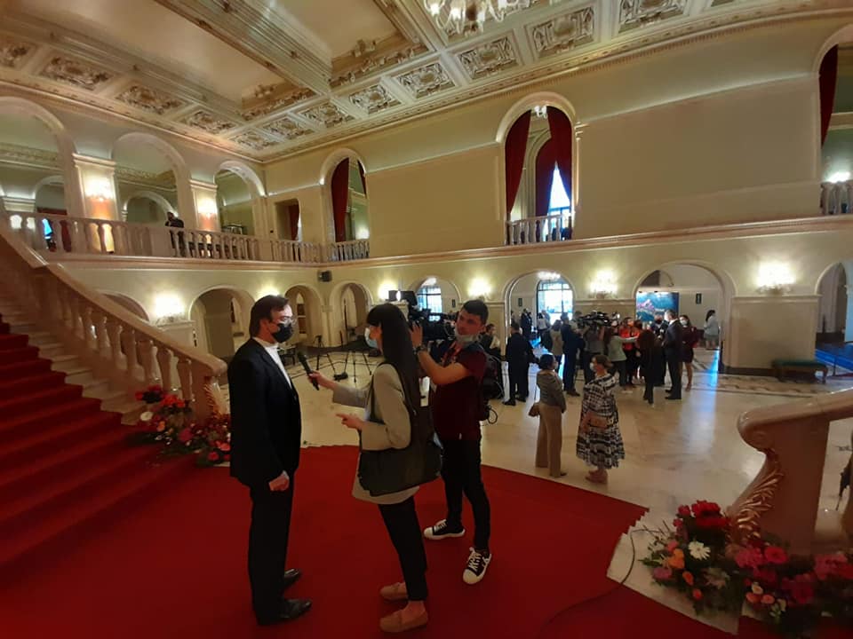 Imagini de la primul eveniment-pilot la care au putut participa doar persoane vaccinate