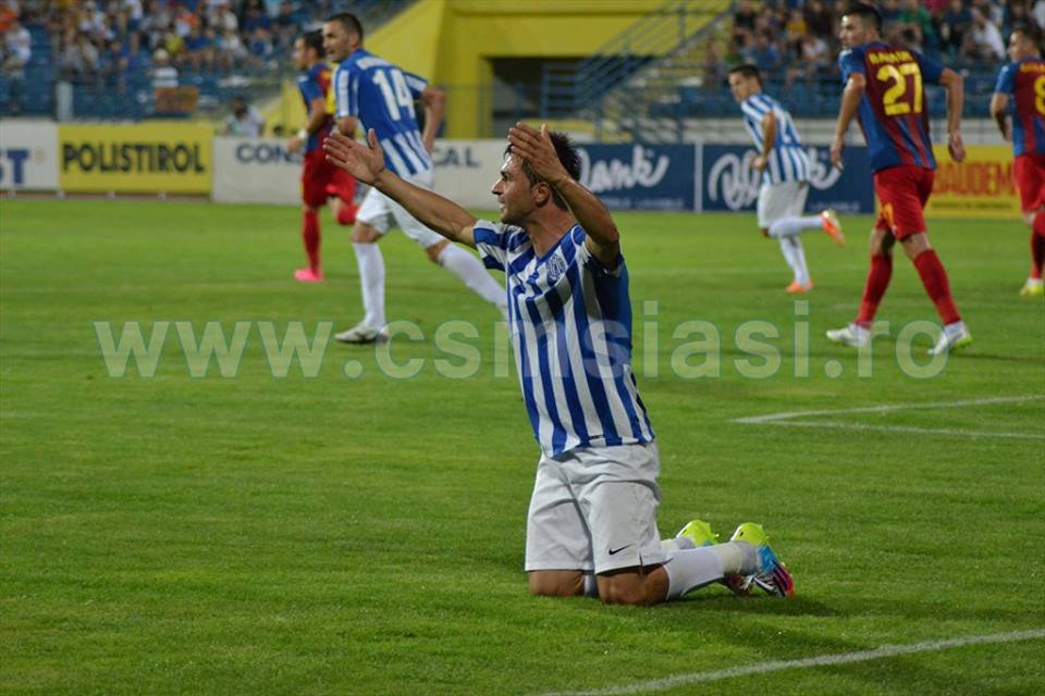 LIGA I. CSMS Iaşi - ASA Tîrgu-Mureş 0-1. Miriuţă l-a învins italieneşte pe Nicolo Napoli, sub privirile campionului mondial Franco Baresi
