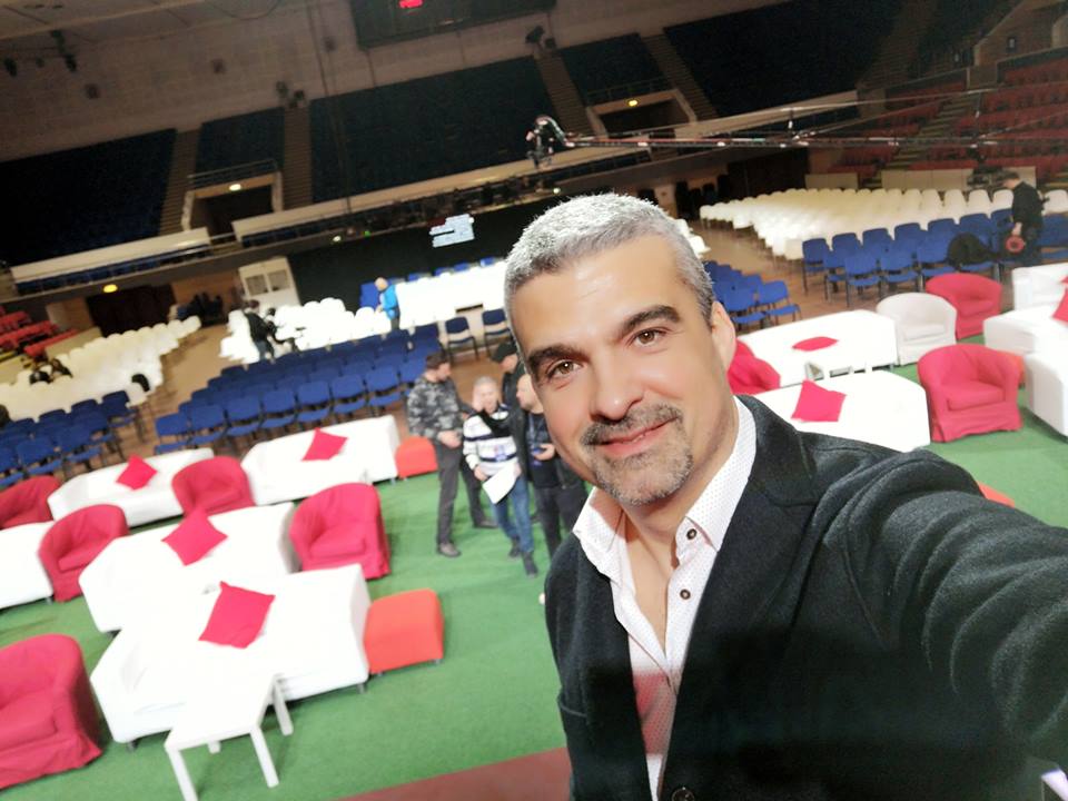 Ce a făcut Aurelian Temișan înainte de finala națională Eurovision 2019. A fost naș de botez al unui băiețel | FOTO