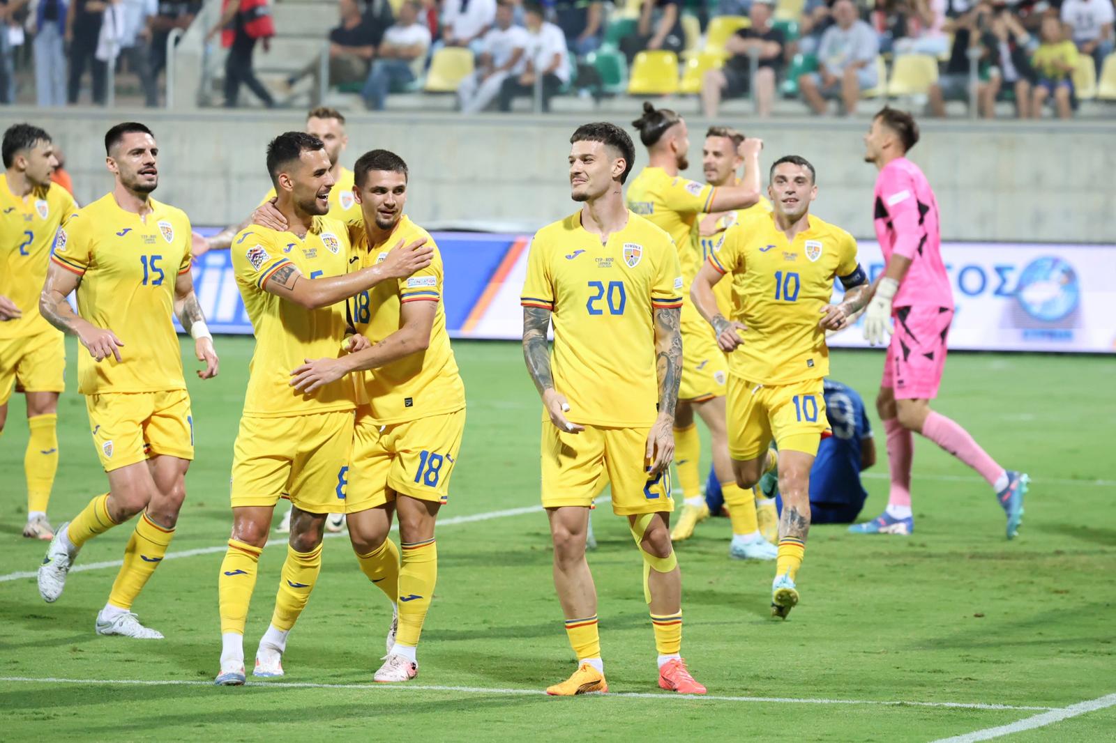 România a câștigat în Cipru cu 3-0 și este lider în Liga Națiunilor cu punctaj maxim