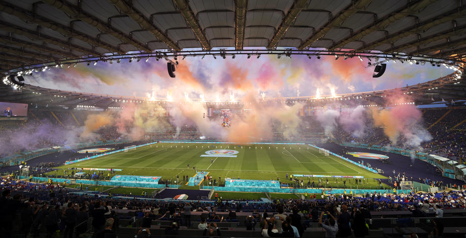 Fiesta la Roma după ce Italia s-a impus cu 3-0 în fața Turciei, în primul meci de la Euro 2020