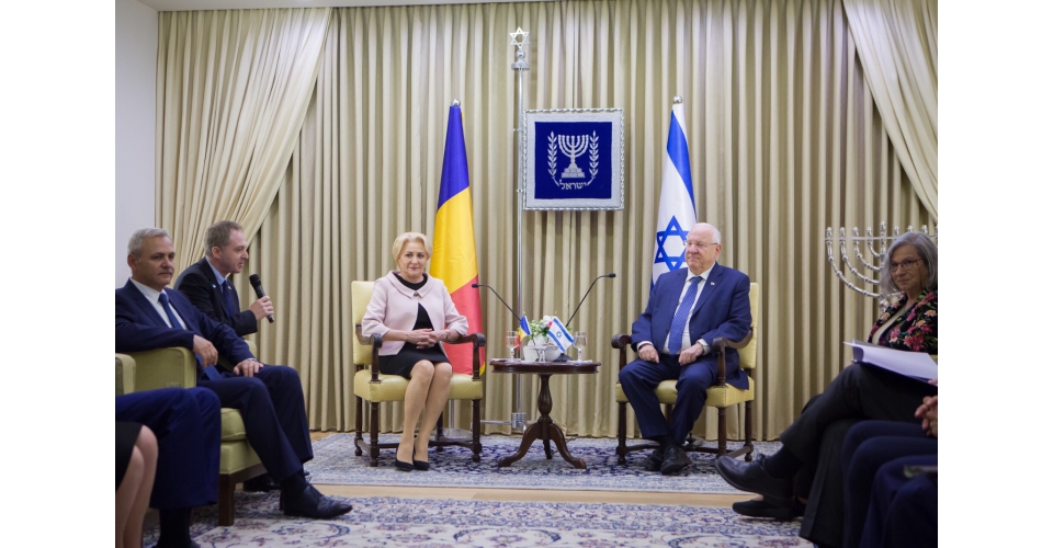 Liviu Dragnea a vorbit în Israel despre mutarea Ambasadei României la Ierusalim; Președintelui Israelului salută decizia (FOTO / VIDEO)