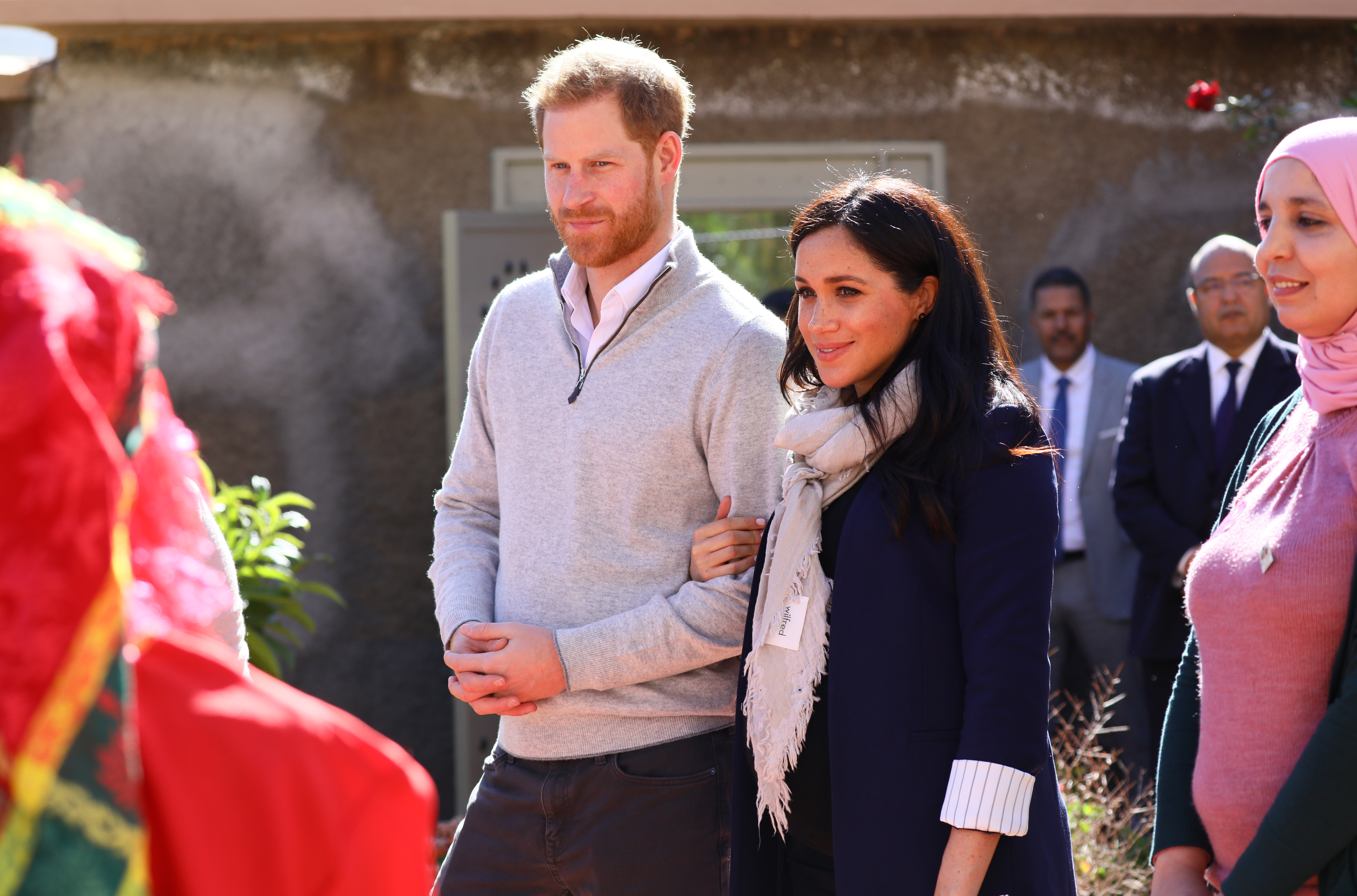 FOTO | Meghan Markle, la ultima vizită oficială din străinătate, înainte să nască. Ducii de Sussex sunt în Maroc