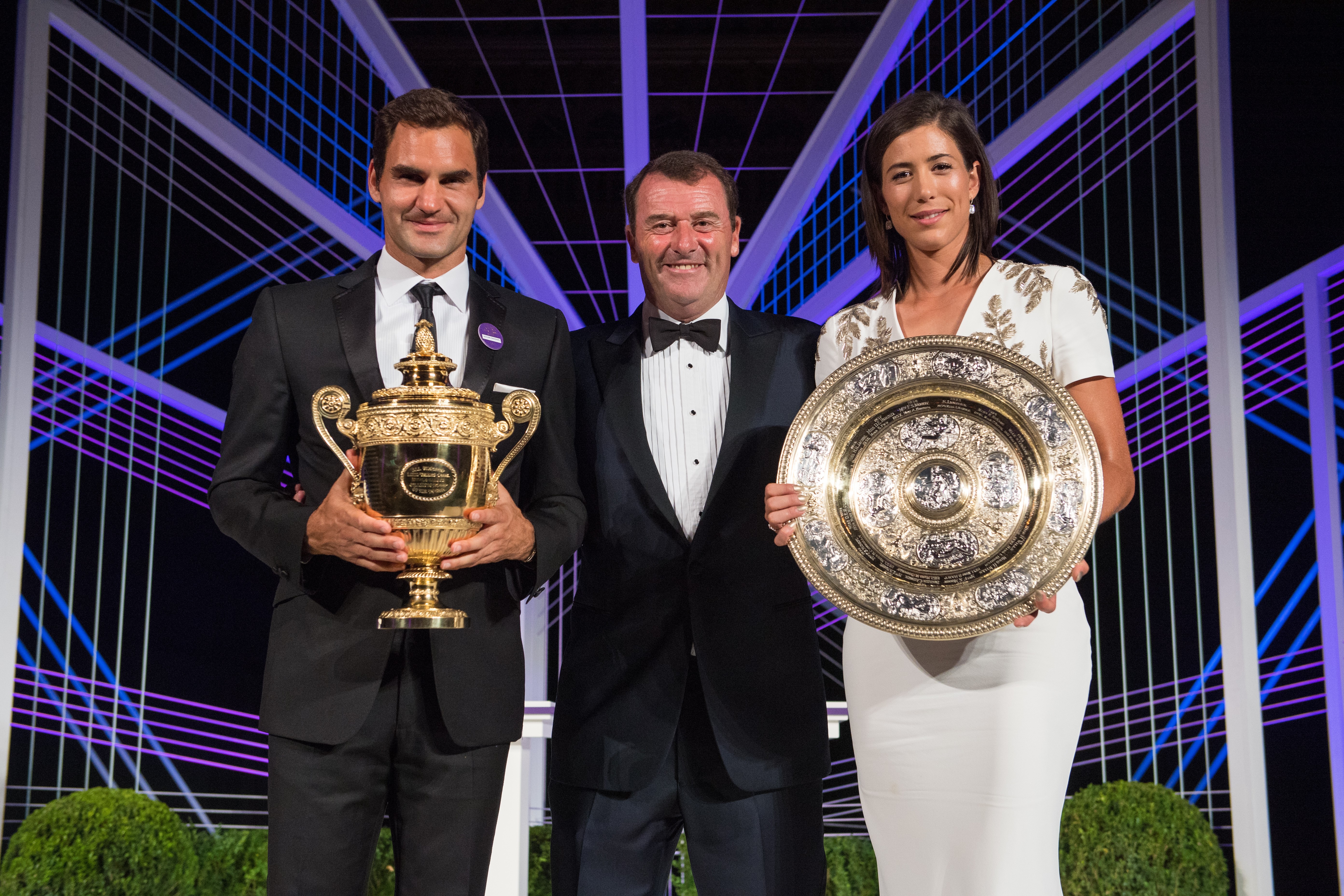 Garbine Muguruza l-a eclipsat pe Roger Federer la Balul Campionilor de la Wimbledon | GALERIE FOTO