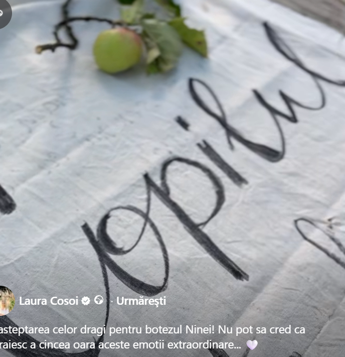 Cum își așteaptă Laura Cosoi invitații la botezul celei de-a cincea fetițe. Nina va fi creștinată în acest weekend. „Nu pot să cred”
