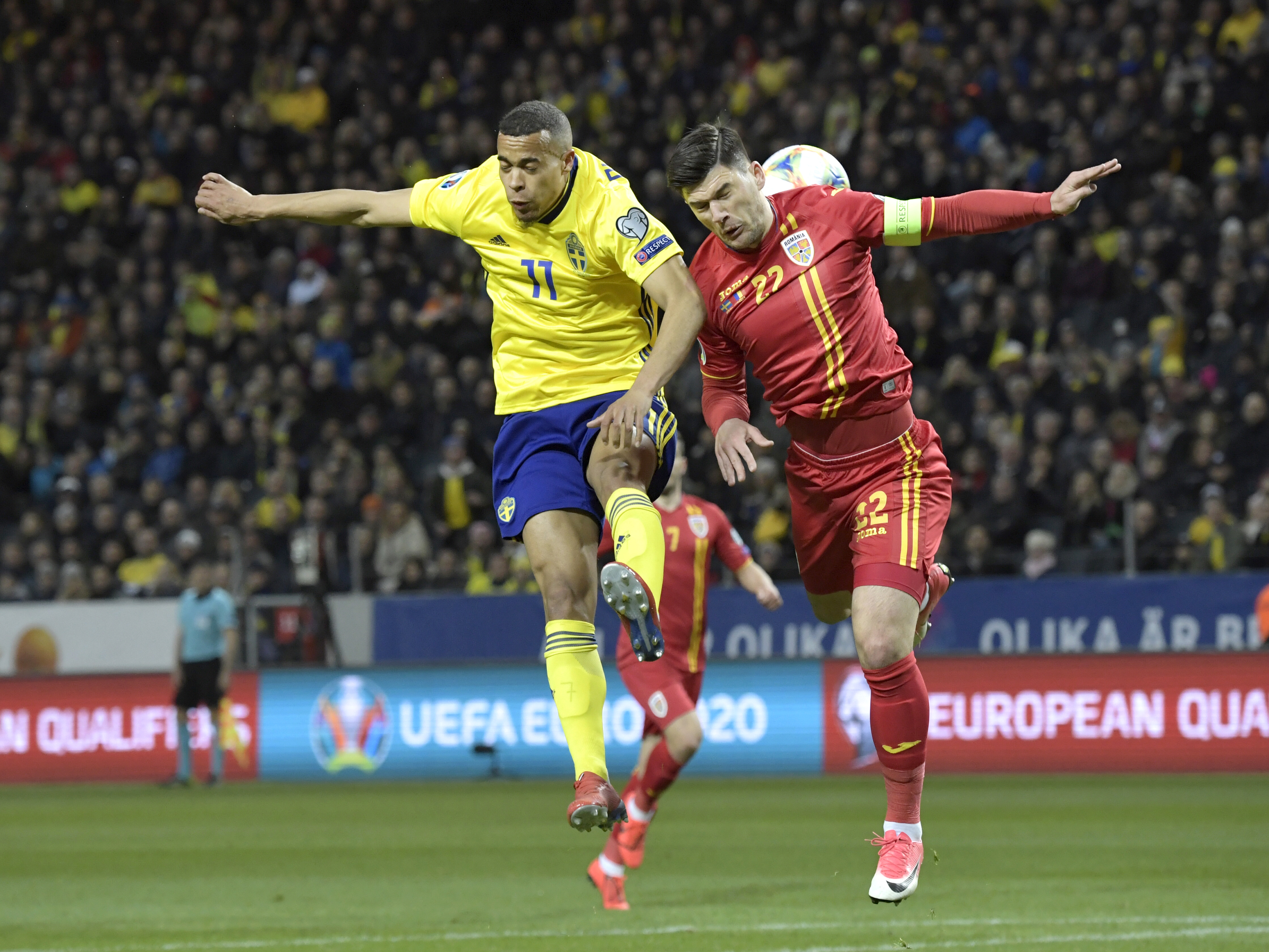 FOTO&VIDEO | Suedia - România 2-1, preliminariile Euro 2020. Debut strâmb pentru tricolori, cu două goluri încasate în 7 minute