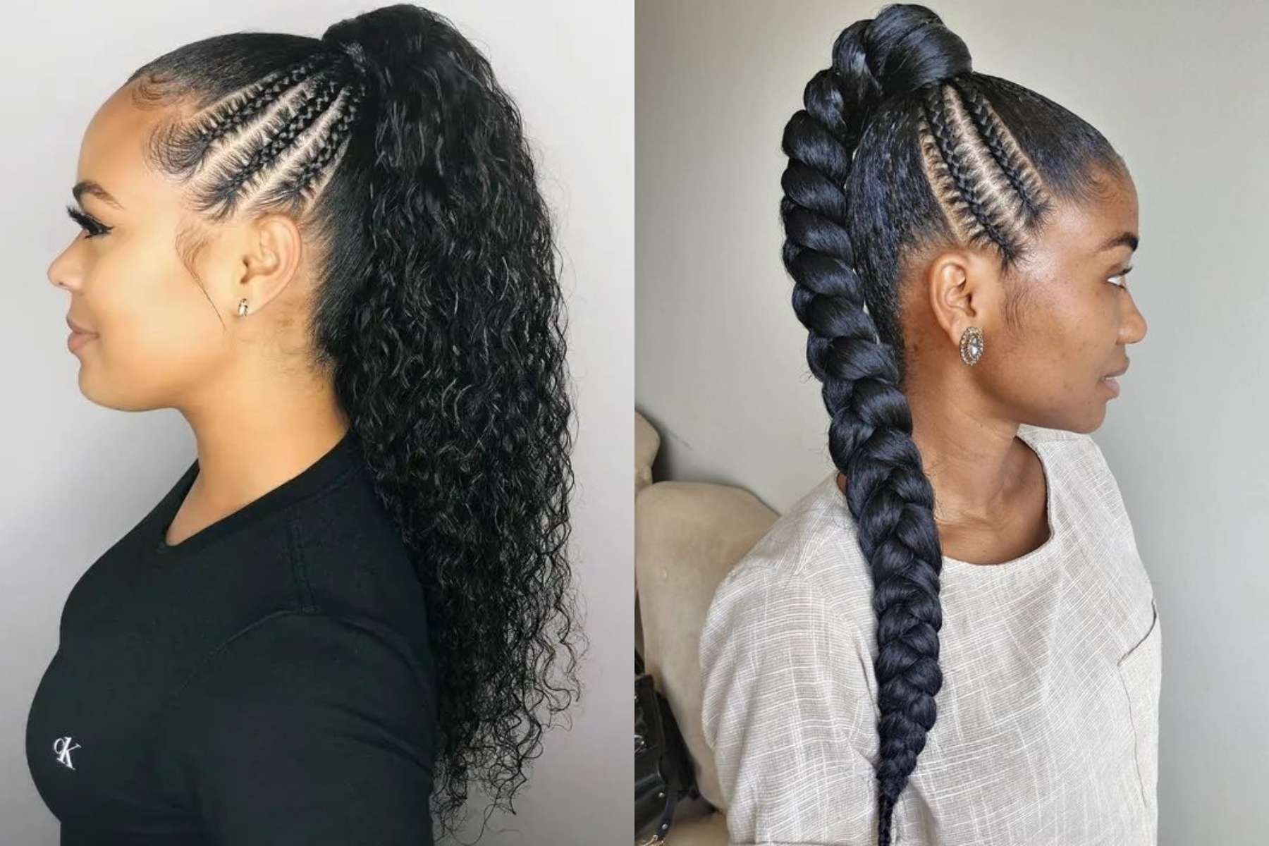 Side braids packing gel [Pinterest]
