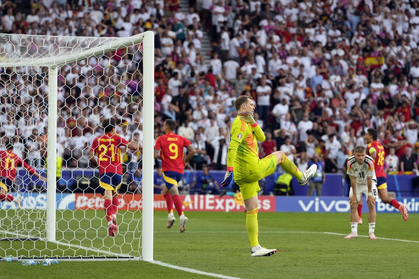 Spania a eliminat Germania în sferturile de finală de la Euro 2024. Țara gazdă, învinsă de un gol înscris în minutul 119