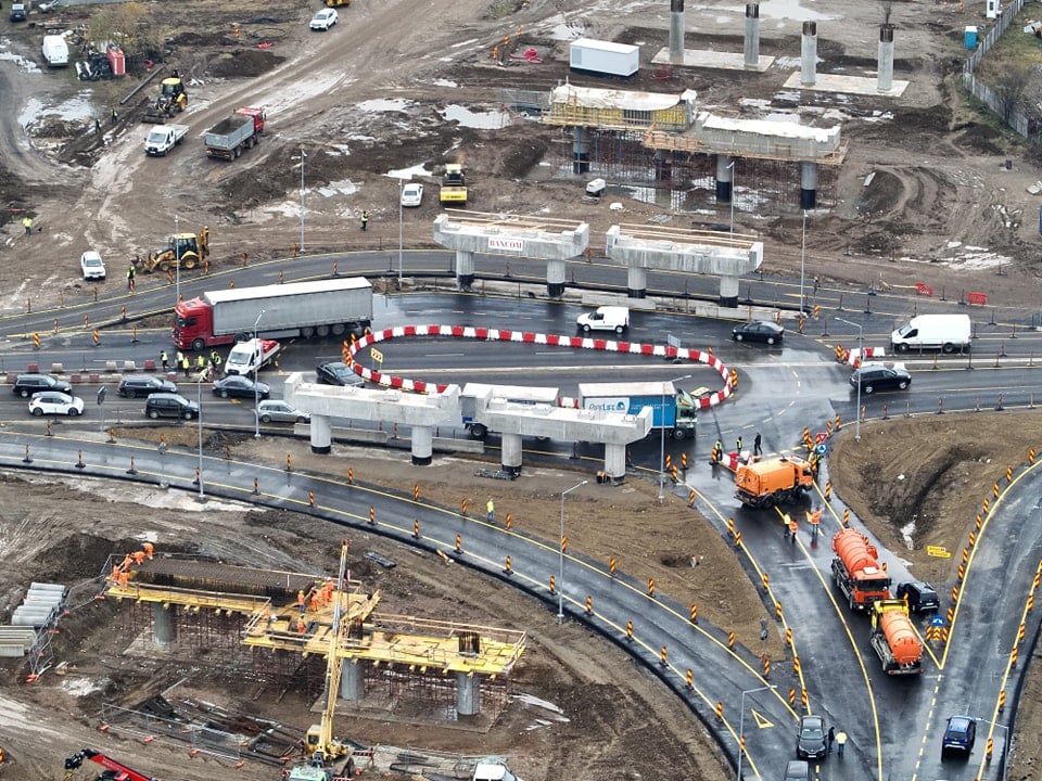 Autostrada nouă din jurul Bucureștiului, încă un tronson deschis: „Se circulă cursiv pe semi-inelul nordic al A0, între DN1, A3 și DN2”