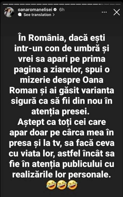 Vica Blochina continuă scandalul cu Oana Roman, care i-a fost prietenă: „Mă amenință cu judecata și tot nu vine nicio hârtie”