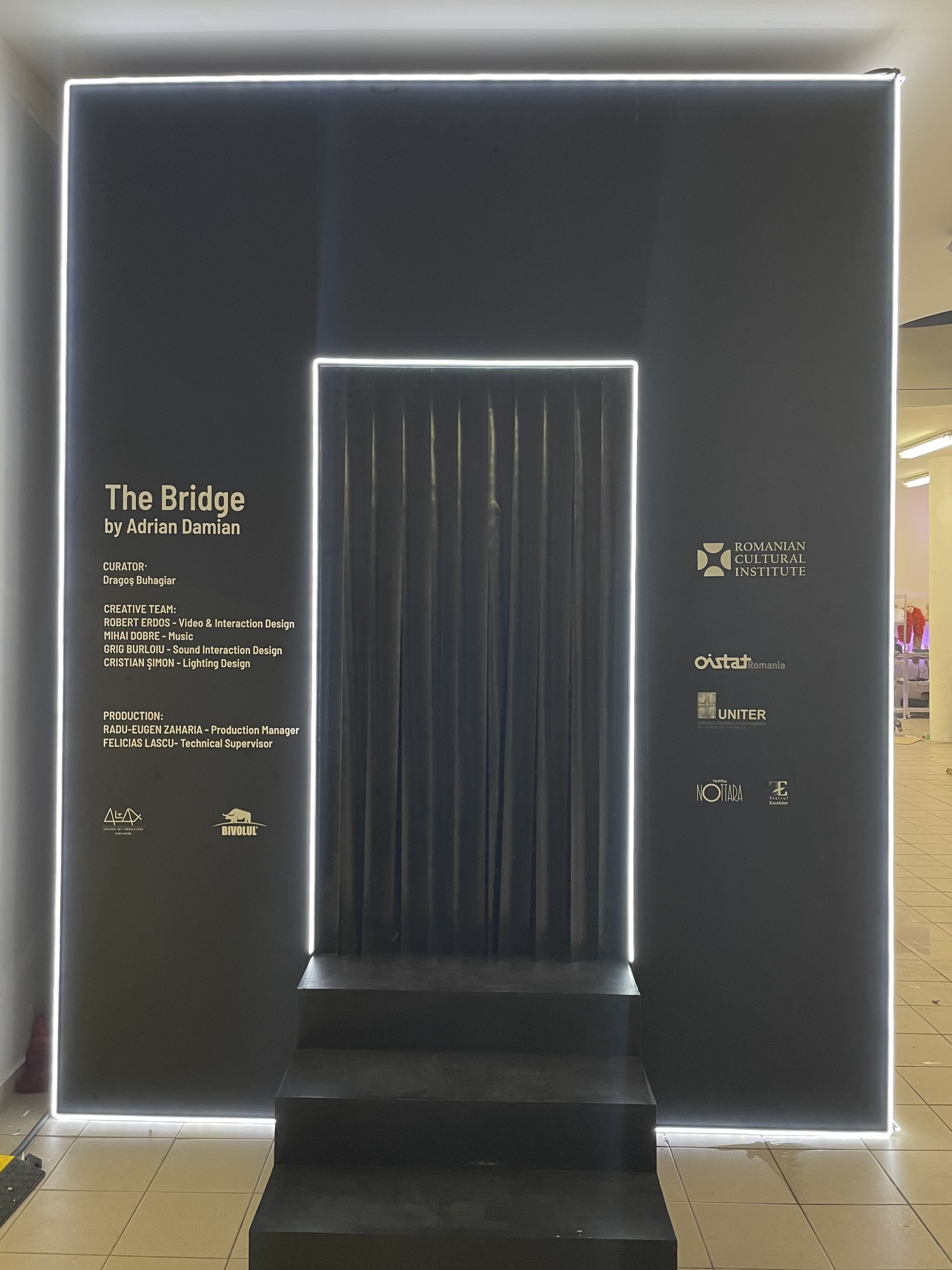 Cum arată „The Bridge”, creația unui român și una dintre cele mai apreciate instalații de la festivalul internațional de artă de la Praga