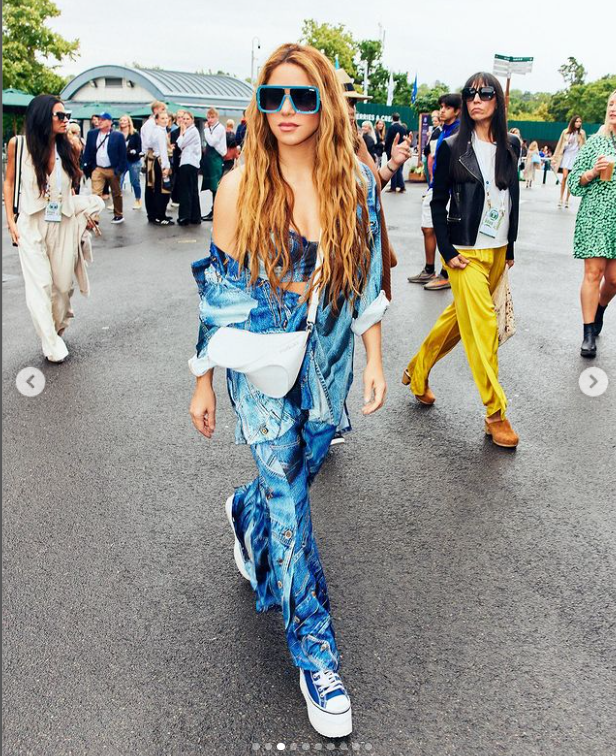 Ținuta purtată de Shakira la Wimbledon a atras toate privirile. Cum arată artista la 46 de ani